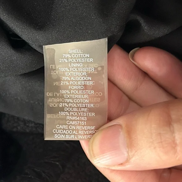 Karl Lagerfeld Paris tweed mini black dress - Picture 12 of 12